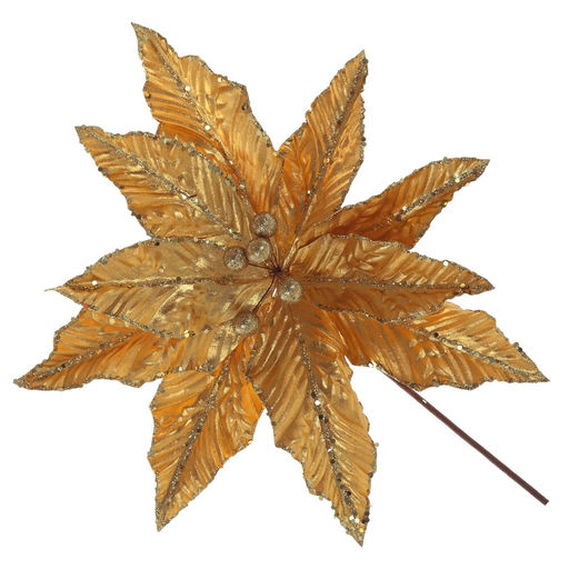 Цветок искусственный "Пуансеттия", L34 W34 H31 см