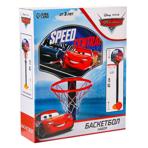 Баскетбольная стойка, 85 см, Тачки Disney  фото 2