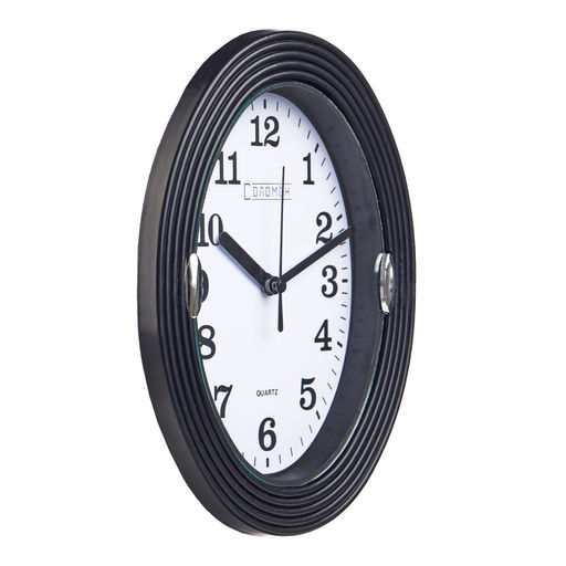 Часы настенные классические «Соломон», 19×22 см, чёрные