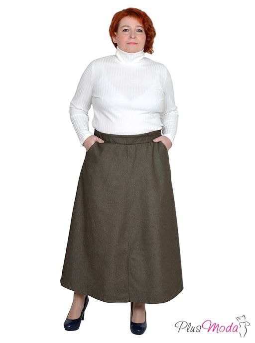 Юбка Модель №1169 размеры 44-84 - Plusmoda фото 3