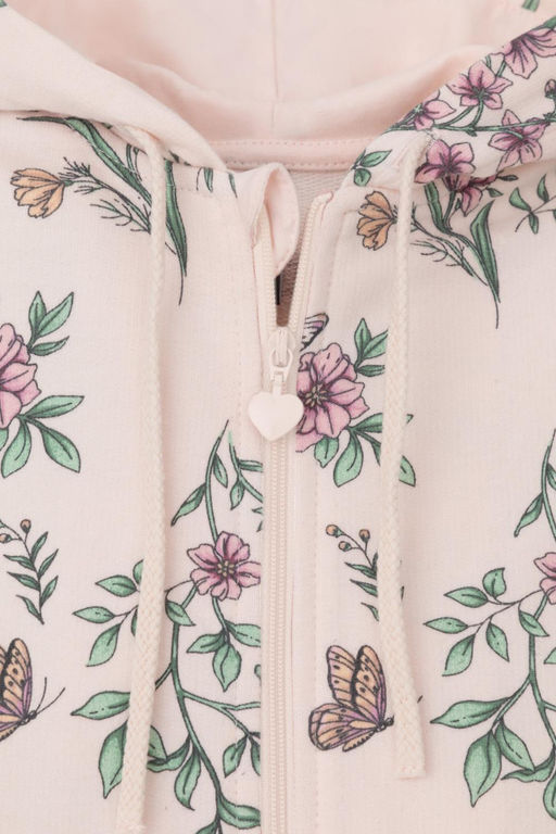 Crockid _ КР 302432/розовый,полевые бабочки к551 джемпер (толстовка) д/дев яс  фото 2