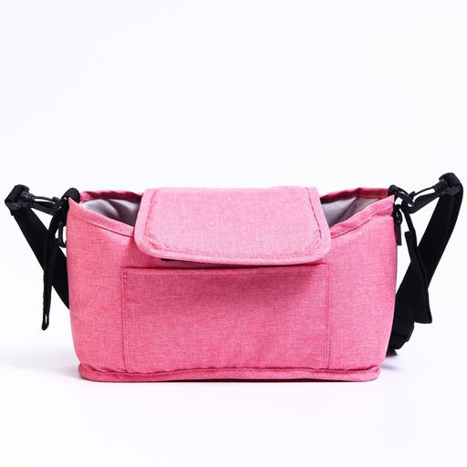 Сумка-органайзер для коляски, цвет розовый - Simaland фото 6