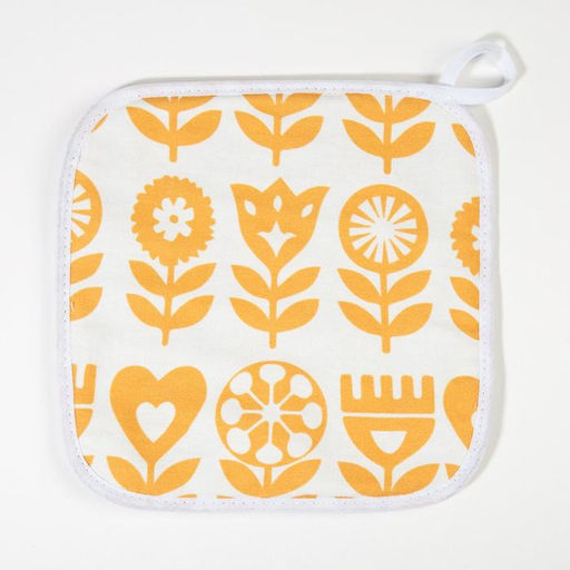 Набор Кухонный Этель Yellow garden, варежка-прихватка 20?27 см, прихватка 19?19 см, 100% хлопок (МИКС)