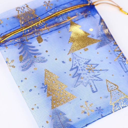 Цена за 20 шт. Мешочек подарочный органза Волшебный лес, 10 12 см +/- 1.5 см - Дарите счастье фото 3