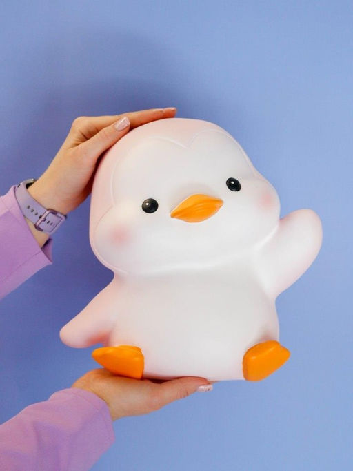 Копилка Cute penguin, pink (28 см), пластик
