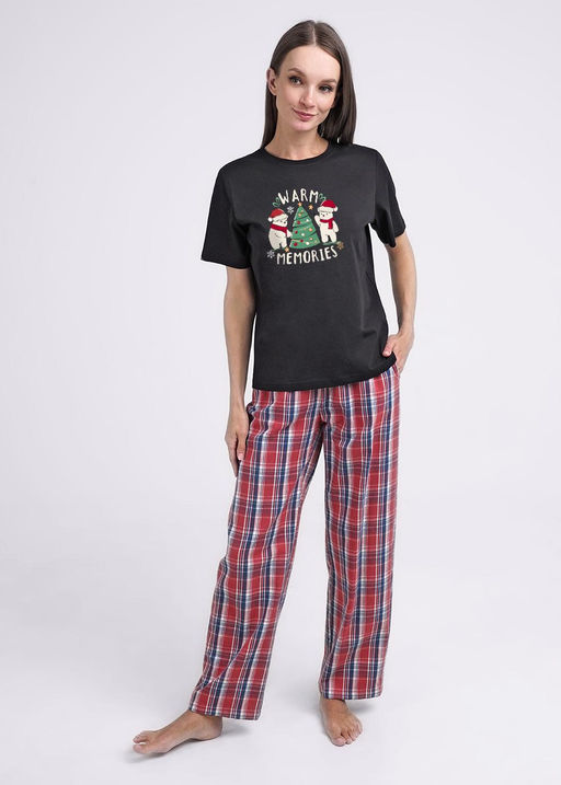 CLE LF14-1141/3 Футболка жен. Отдельные вещи НГ чёрный - Clever wear фото 2