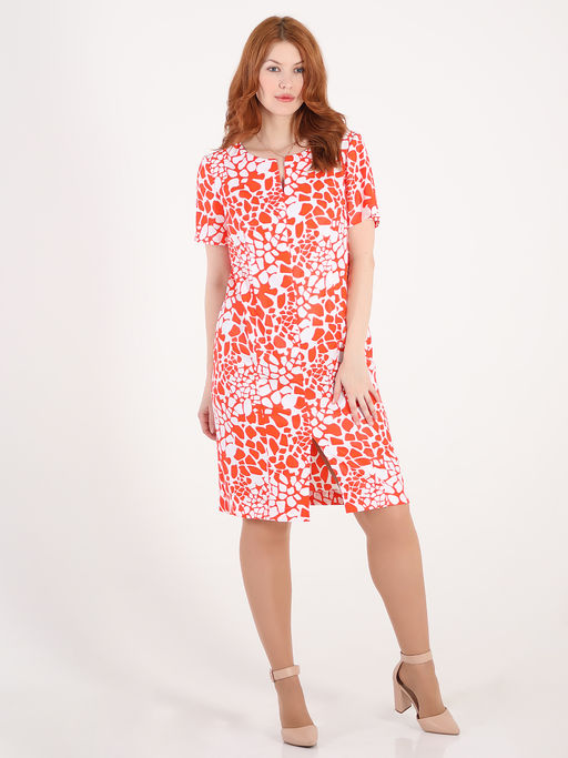 Белорусское платье летнее с рисунком короткое женское