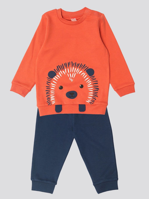 CRB wear / CWBB 90278-33-429 Комплект для мальчика (джемпер, брюки),терракотовый