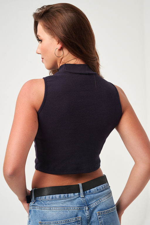 52714 топ укороченный с горлом - Натали фото 76