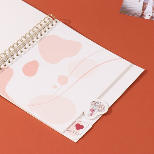 Фотоальбом на спирали 20 листов Мы женаты, объёмный элемент и 4 вкладки, 24?24 см