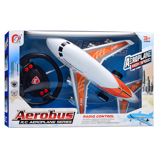 Самолет "Боинг-2" р/у, 27 MHz, свет, аккум, в коробке