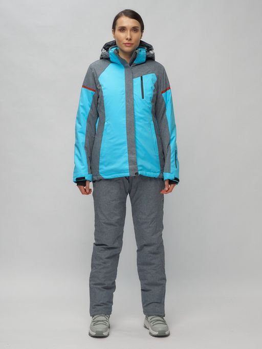 Горнолыжный костюм женский голубого цвета 02272-2Gl - Chunmai фото 2