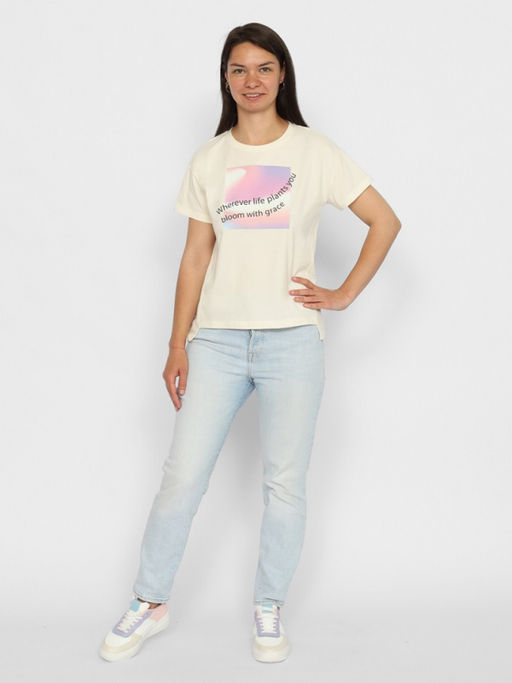 CRB wear/CSSW 60264-21 Футболка женская,экрю/Ex.Cherubino  фото 2