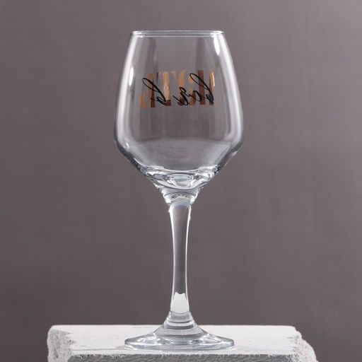 Бокал для вина с надписью «Вся в мать», 350 мл