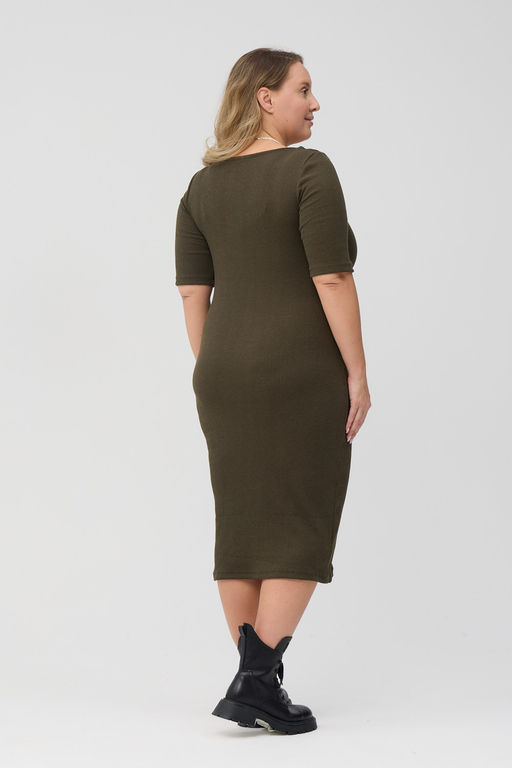 Платье из трикотажа кашкорсе с лайкрой - Solo mio фото 3