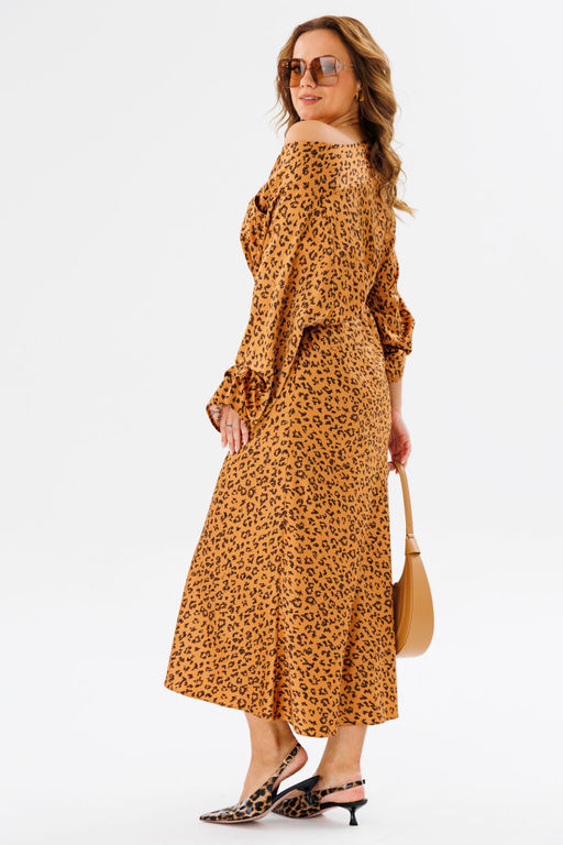 Костюм Anastasia 1158 золото (анималистический принт) фото 4