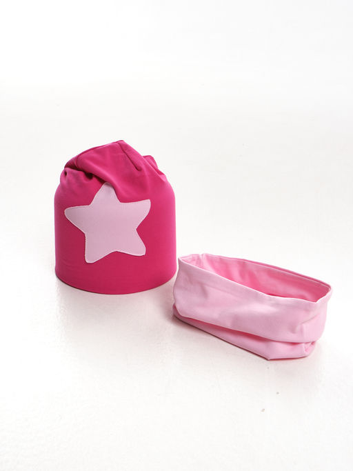 Комплект (шапка+снуд) 22-3029 розовый