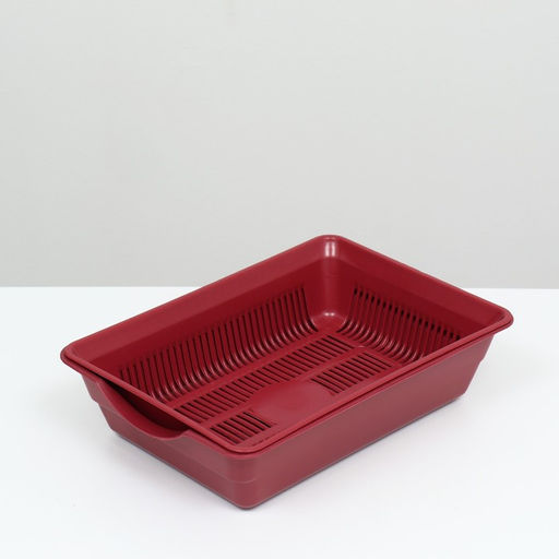 Туалет глубокий с сеткой 36 х 25 х 9 см, красный - Simaland фото 3