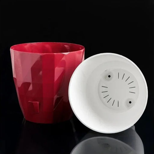 Кашпо RUBY Соло,3 л, арт. КШ- 6453,6454,6455, 6456, 6457,6460, 6461, 6462,9207,9649, 4714 - Полимербыт фото 2