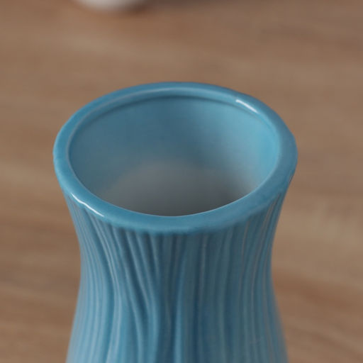 Ваза Фрэнсис галант, талия, 20.5?7.5 см, керамика, белая, голубая