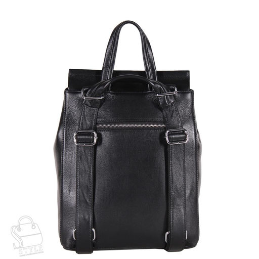 Рюкзак женский кожаный 18067 black Polina&Eiterou/30  в Новосибирске