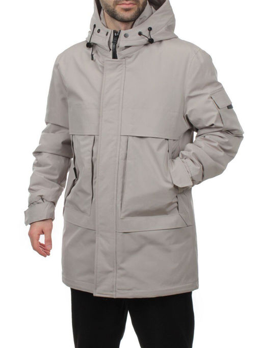 8896 BEIGE Куртка мужская зимняя облегченная (130 гр. холлофайбер) - Fashion фото 4