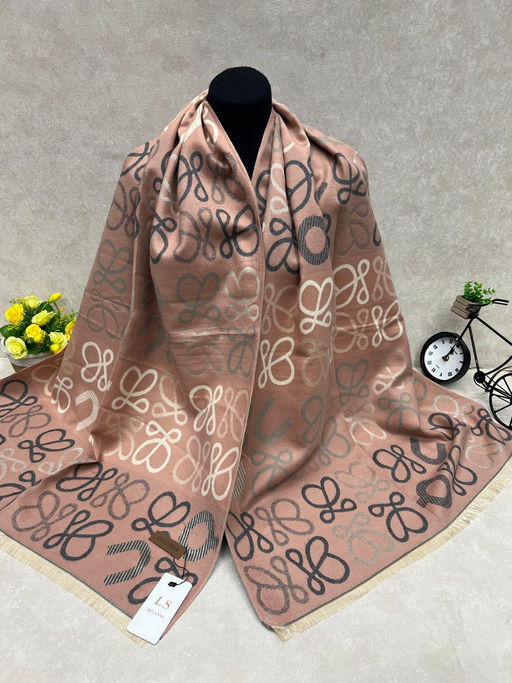 Мягкий палантин из кашемира мультицвет