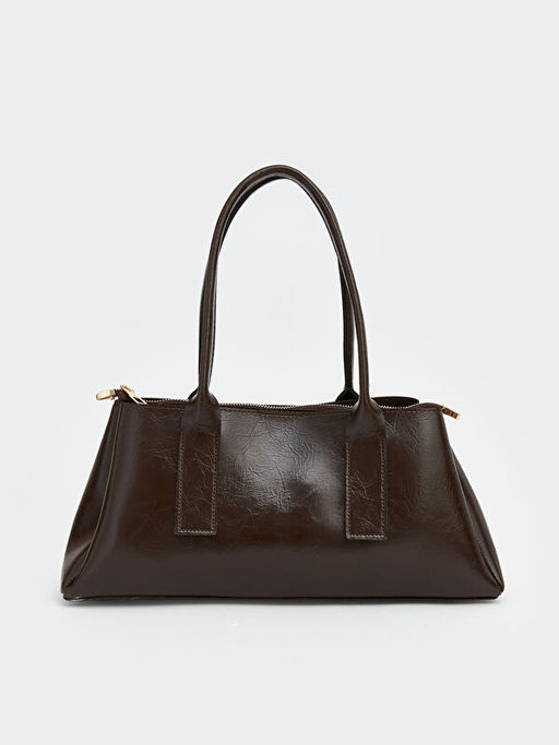 Deri G?r?n?ml? Kad?n Omuz ?antas?