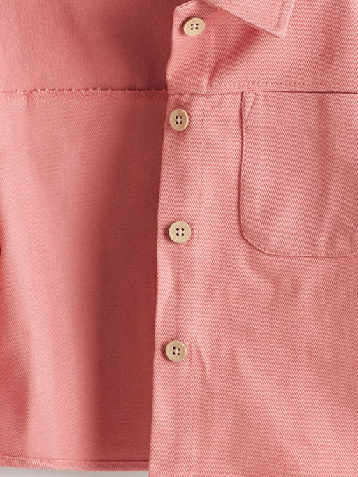 D??meli G?mlek Yaka Basic K?z ?ocuk Ceket