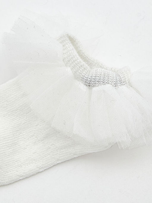 Dantel Detayl? K?z Bebek Patik ?orap