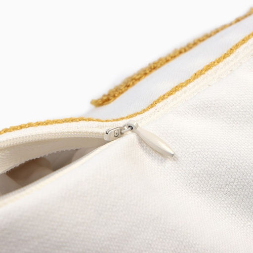 Наволочка декоративная Этель Бохо Home, 45х45 см, цвет горчица  фото 3