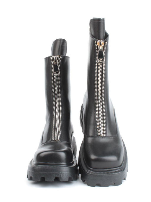 01- D174-G81 BLACK Ботинки демисезонные женские (натуральная кожа) - Фабричный китай фото 10