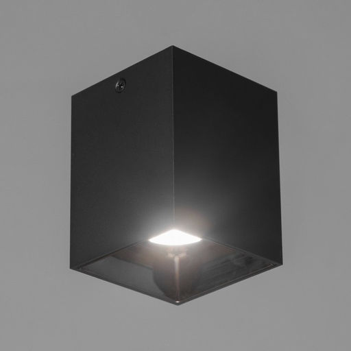 Светильник «Кубик» LED 4000К 10 Вт DIM220 черный кофе 7.5×7.5×9.5 см