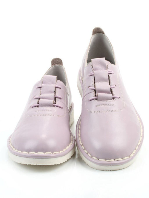 03-XKL23-039 LILAC Полуботинки женские (натуральная кожа) - Фабричный китай фото 12