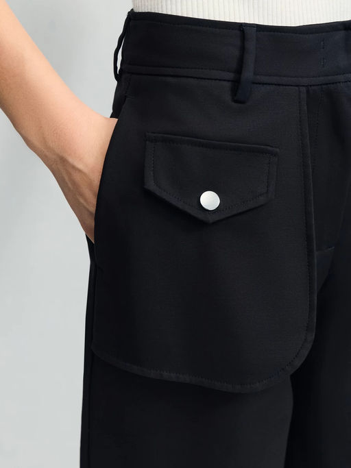 Прямые брюки с баской / Zarina  фото 11