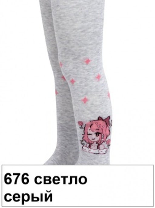 Колготки дет. TIP-TOP 4С-02СП, р.92-98 (24)** - 676 светло-серый - Conte elegant фото 13