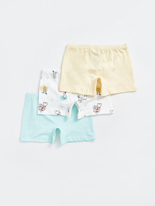 Bask?l? K?z ?ocuk Boxer 3l? - Waikiki фото 2