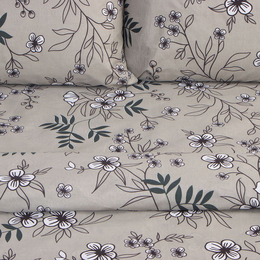 Постельное бельё 2 сп Экономь и Я Spring garden, 173х215см, 175х214см, 50х70см-2шт, микрофибра, 60г/м2  фото 9