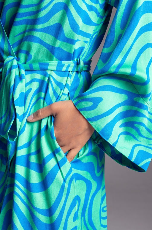 Короткий запашной халат Mia-Amore  фото 5