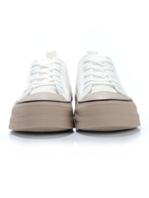 05-6036-12 WHITE/BROWN Кроссовки женские (искусственные материалы) - No name фото 11