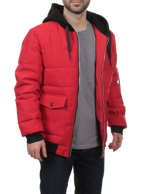2172 RED Куртка мужская зимняя облегченная (150 гр. холлофайбер)