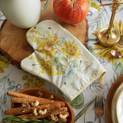 Варежка-прихватка «Красоты во всем» 20×28 см, саржа, 100% хлопок, ватин 250 г/м²