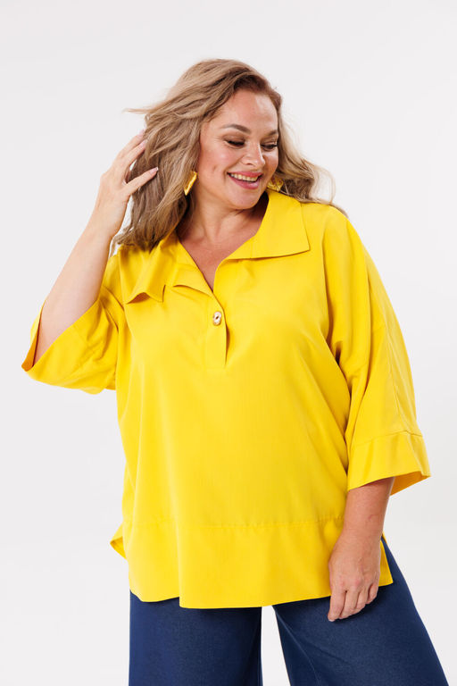 Блуза Michel Chic 786 желтый  фото 5