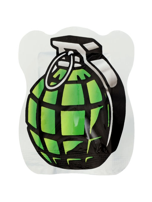 Цена за 40 шт. Прикол бомбочка «Граната», 9.5×7×1 см, цвета МИКС