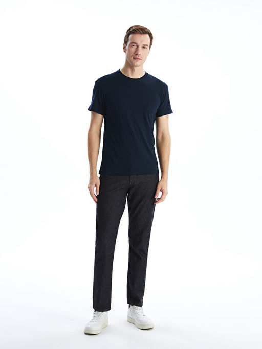 Bisiklet Yaka K?sa Kollu Erkek Pijama ?st