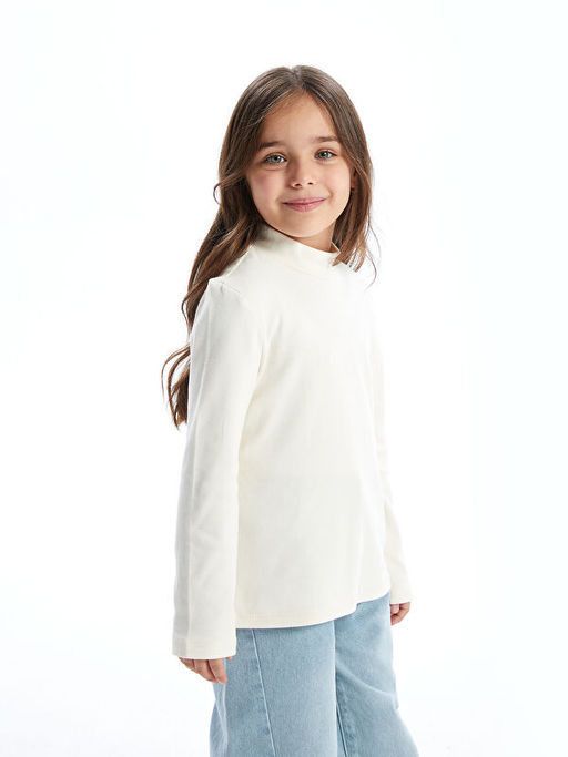 Yar?m Bal?k?? Yaka K?z ?ocuk Ti??rt