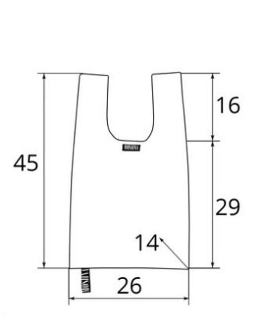 Мод.3, Сумка-майка маленькая (SS3). Желтый - Moshna фото 2