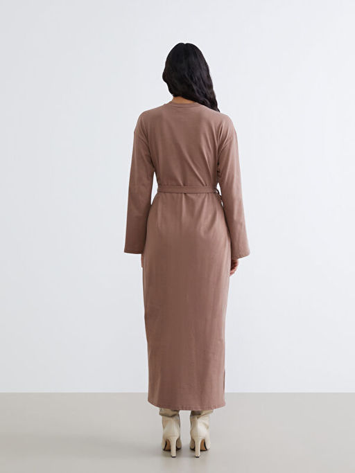 Bisiklet Yaka Sweat Elbise