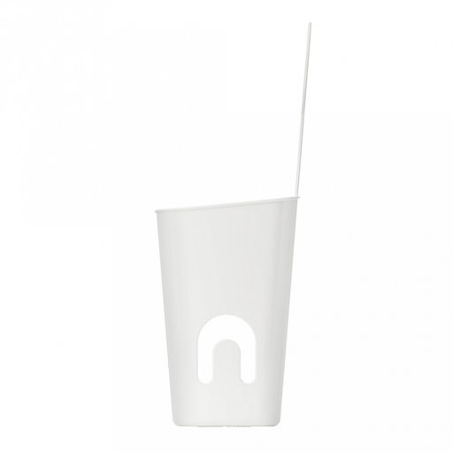 Контейнер навесной пластмассовый 24х9,5х26см, универсальный, с крючком, белый (Россия) - Домашняя мода фото 3