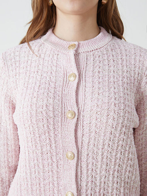 Bisiklet Yaka Ekose Kad?n Triko H?rka